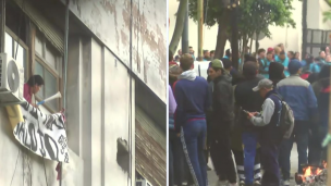 Operativo en desalojo 