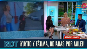 Fátima Flórez le negó el saludo a Yuyito González tras la entrevista con Javier Milei
