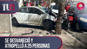 Se desvaneció y atropelló a 25 personas