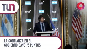 La confianza en el gobierno cayó 15 puntos