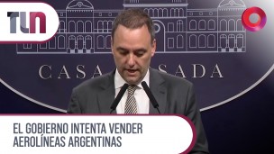 EL GOBIERNO INTENTA VENDER AEROLÍNEAS ARGENTINAS