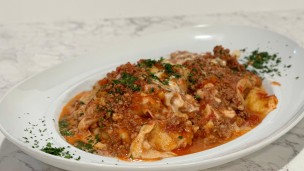 Lasagna con salsa bolognesa