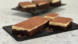 Brownie tiramisú