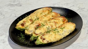 Zucchinis gratinados