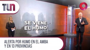 Alerta por humo en AMBA y en 13 provincias