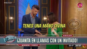 Juana quedó perdida en los encantos de Facundo Conte