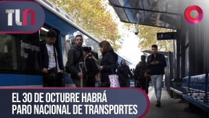 El 30 de octubre habrá paro nacional de transportes