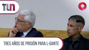Tres años de prisión para L-Gante