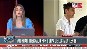 Moritán internado por culpa de los movileros.