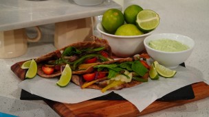 piadinas rellenas de vegetales