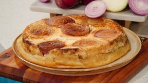 Tarta de cebolla y ricota