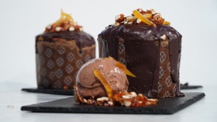 Pan dulce de chocolate