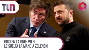 Giro en la ONU: Milei le suelta la mano a Zelenski