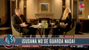 Susana elogió a Javier Milei