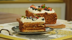Rico y fácil milhojas de dulce de leche