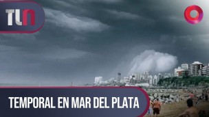 Temporal en Mar del Plata