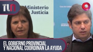 El gobierno provincial y nacional coordinan la ayuda