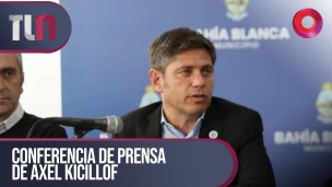 Conferencia de prensa de Axel Kicillof