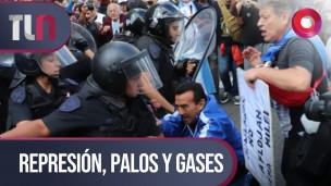Represión, palos y gases