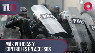 Más policías y controles en los accesos