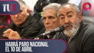 Habrá paro nacional el 10 de abril