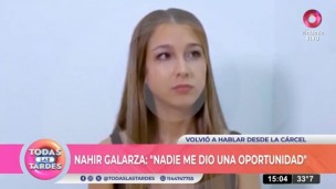 Nahir Galarza pedirá una revisión de su pena