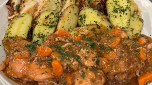 Riquísimo pollo a la cerveza estilo irlandés