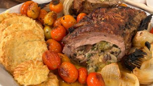 Colita de cuadril rellena con puré duquesa