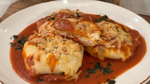 Algo diferente: paquetitos de jamón y queso