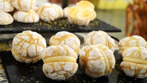 Ricas y fáciles galletitas de limón craqueladas