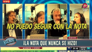Una periodista se enteró de la muerte del papa Francisco en vivo.