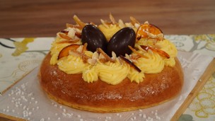 Para semana santa: rosca de pascua con almendras