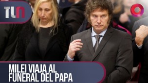 Milei viaja al funeral del Papa