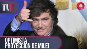 Optimista proyección de Milei