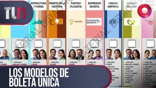 Los modelos de boleta única.