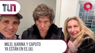 Milei, Karina y Caputo ya están en EE.UU.