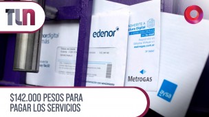 $142.000 pesos para pagar los servicios