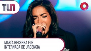 María Becerra fue internada de urgencia 
