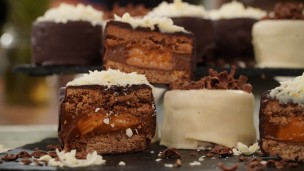 Ricos y fáciles bocaditos bañados en chocolate