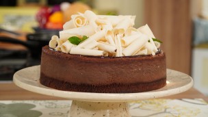 Rico y fácil cheesecake de chocolate