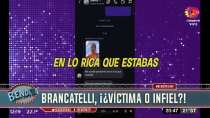 Filtran chats sexuales de Diego Brancatelli con su supuesta amante.