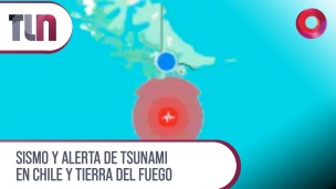Sismo y alerta de tsunami en Chile y Tierra del Fuego