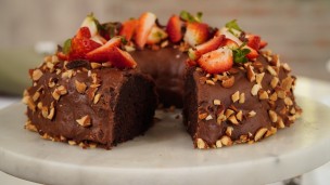 Riquísimo budín húmedo de chocolate