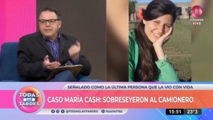 Caso María Cash: sobreseyeron al camionero
