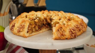 Rica y fácil crostata de manzana y nuez
