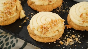 Ricas y fáciles cookies carrot cake