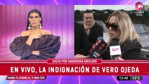 Verónica Ojeda lamentó la situación por la que atraviesa el juicio por Diego