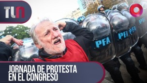 Jornada de protesta en el Congreso