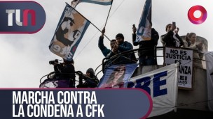 Marcha contra la condena a CFK