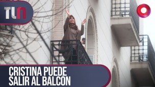 Cristina puede salir al balcón